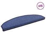 vidaXL Tapis d'escalier auto-adhésifs 15 pièces 80 x 24 5 x 3 5 cm
