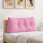 vidaXL Coussin de Dos Rose 100 x 24 x 50 cm tissu