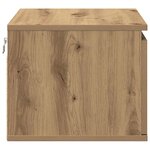 vidaXL Cabinet de chevet mural avec Chêne artisanal 50 x 36 x 30 cm