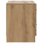 vidaXL Cabinet de chevet Chêne artisanal 62 x 34 5 x 44 5 cm