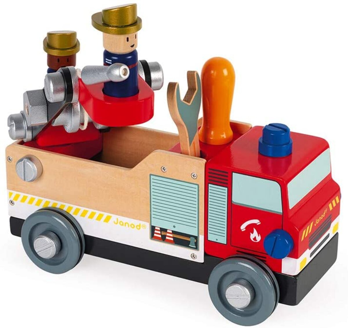 Ecoiffier Abrick Camion Dei Pompieri - Giocattolo Per Bambini Dai 18 Mesi - Made In France
