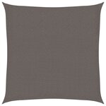 vidaXL Parasol en PEHD carré 3 6 x 3 6 m Anthracite