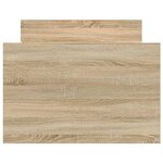 vidaXL Cadre de lit sans matelas chêne sonoma 90x190 cm