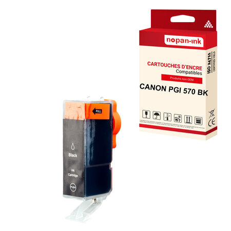 Nopan-ink - x1 cartouche canon pgi 570 xl pgi 570xl compatible