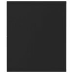 vidaXL Bibliothèque/Meuble TV Noir 143x30x36 cm