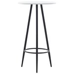vidaXL Ensemble de bar 5 Pièces Tissu Gris foncé