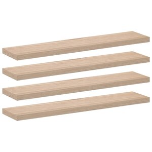 vidaXL Étagères flottantes 4 Pièces 110x23 5x4 cm bois d'ingénierie