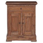 vidaXL Armoire de rangement 63 x 30 x 79 cm Bois de Mahogany Massif