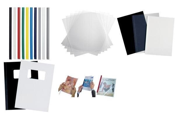 Baguette à relier  format A4  capacité: 3 mm  bleu DURABLE