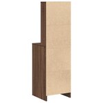 vidaXL Armoire haute Marron Chêne 40x41x135 cm Bois reconstitué