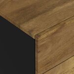 vidaXL Table de chevet 50x33x62 cm Bois de manguier et d'ingénierie