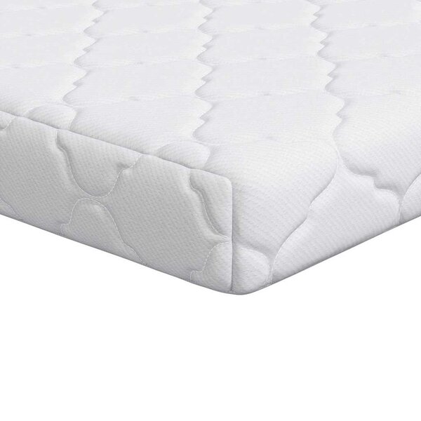vidaXL Matelas avec Couche de Coco Blanc 120 x 60 cm Mousse PU