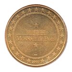 Mini médaille monnaie de paris 2007 - forteresse médiévale de loches (le donjon)