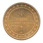 Mini médaille monnaie de paris 2007 - forteresse médiévale de loches (le donjon)