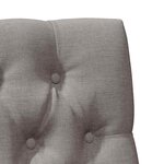 vidaXL Tête de lit capitonnée Taupe 80 cm Pin massif