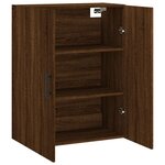 vidaXL Armoire murale chêne marron 69 5x34x90 cm