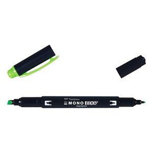 Surligneur Double Pointe MONO edge vert x 4 TOMBOW