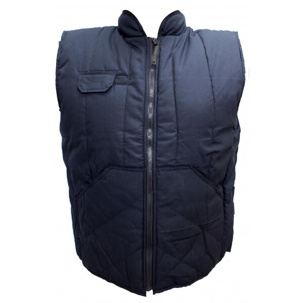 Gilet matelasse sans manches bleue marine - l2g -  - polyester