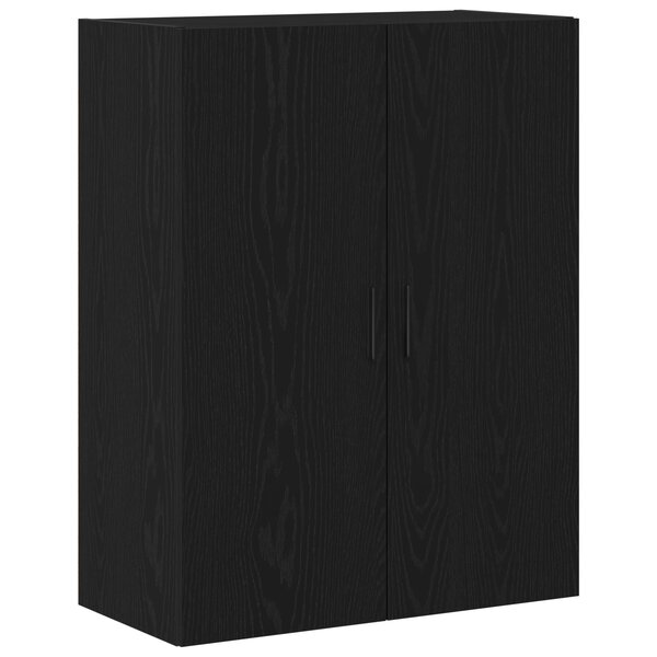 Étagère murale vidaXL Chêne noir 69 5x34x90 cm en bois composite