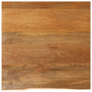 vidaXL Dessus de table à bord vivant 80x80x2 5 cm bois massif manguier