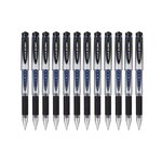 Stylo roller encre gel Impact Broad UM-153S 1 0mm bleu x 12 UNI-BALL