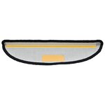 vidaXL Tapis d'escalier 20 pièces 56 x 17 x 3 cm Noir Demi-rond