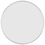 vidaXL Miroir mural Argenté Ø 50 cm Rond