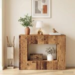 vidaXL Table console Bois ancien 101 x 29 x 74 cm Bois d’ingénierie