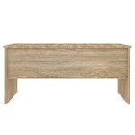 vidaXL Table basse chêne sonoma 102x50 5x46 5 cm bois d'ingénierie