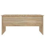 vidaXL Table basse Chêne sonoma 102x50 5x46 5 cm Bois d'ingénierie