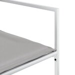vidaXL Ensemble à manger de jardin avec coussins 13Pièces blanc textilène