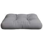 vidaXL Coussin de palette gris 60x60x12 cm tissu