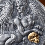 SPHINX The Great Greek Mythology 1 Once Argent Monnaie 1000 Francs Cameroon 2024