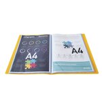 Protège-documents en polypropylène souple OPAK 200 vues - A4 - Jaune EXACOMPTA