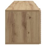 vidaXL Meuble TV mural 98 x 31 x 30 cm Chêne artisanal