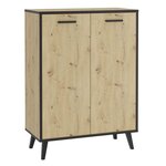 FMD Armoire à chaussures avec 5 compartiments 68 5x33x93 5 cm