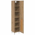 vidaXL Haut Armoire Chêne artisanal 34 5 x 34 x 90 cm