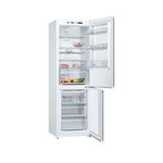 Bosch kgn36vwed - réfrigérateur combiné pose-libre - 324l (237+87) - froid ventilé - classe a++ - 60x186cm - blanc