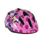 Vélo enfant Minnie - TOIMSA - 14 - Fille - Avec casque - Rose, blanc et vert