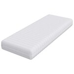 vidaXL Matelas Blanc 80 x 200 cm Ressort ensaché