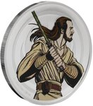 Pièce de monnaie en Argent g 31.1 (1 oz) Millésime Good and Evil QUI-GON JINN VS DARTH MAUL