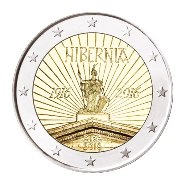 2 euros commémorative Irlande 2016 - Hibernia.