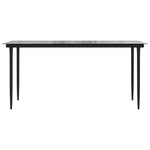 vidaXL Ensemble à manger de jardin 5 Pièces Noir Rotin PVC