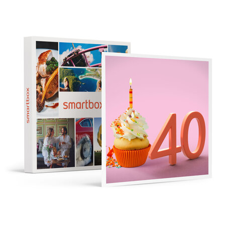 SMARTBOX - Coffret Cadeau Joyeux anniversaire ! Pour femme 40 ans -  Multi-thèmes