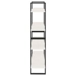 vidaXL Bibliothèque à 4 niveaux Blanc 100x30x140 cm Bois de pin massif
