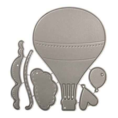 Kit Gabarits de découpe: Balloon  1 4x2cm - 6x8 6cm  6 pces