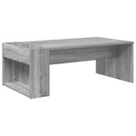 vidaXL Table basse Gris Sonoma 95 x 50 x 34 cm Bois d'ingénierie