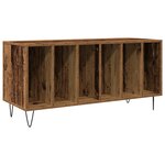 Armoire à disques vidaXL en chêne artisan de 100x38x48 cm en bois d'ingénierie