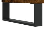 vidaXL Armoire de bain chêne fumé 58x33x60 cm bois d'ingénierie