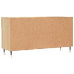 vidaXL Banc à chaussures chêne sonoma 102x35x55 cm bois d'ingénierie